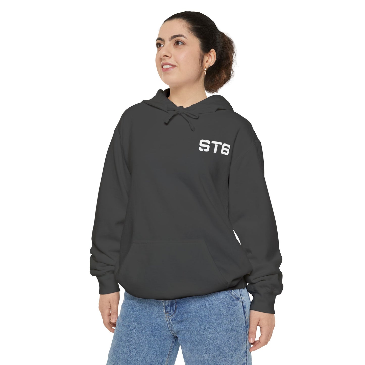 STS Logo Hoodie — Garment-Dyed Cozy Pullover