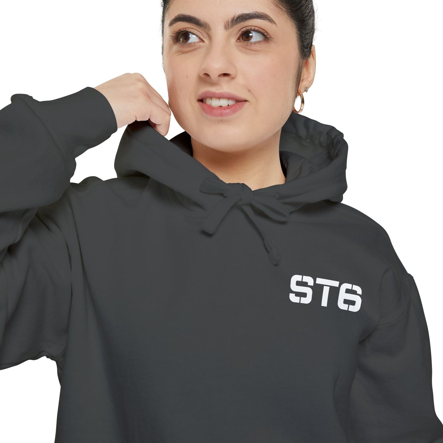 STS Logo Hoodie — Garment-Dyed Cozy Pullover