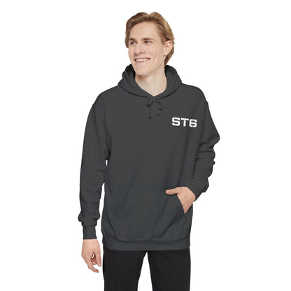 STS Logo Hoodie — Garment-Dyed Cozy Pullover