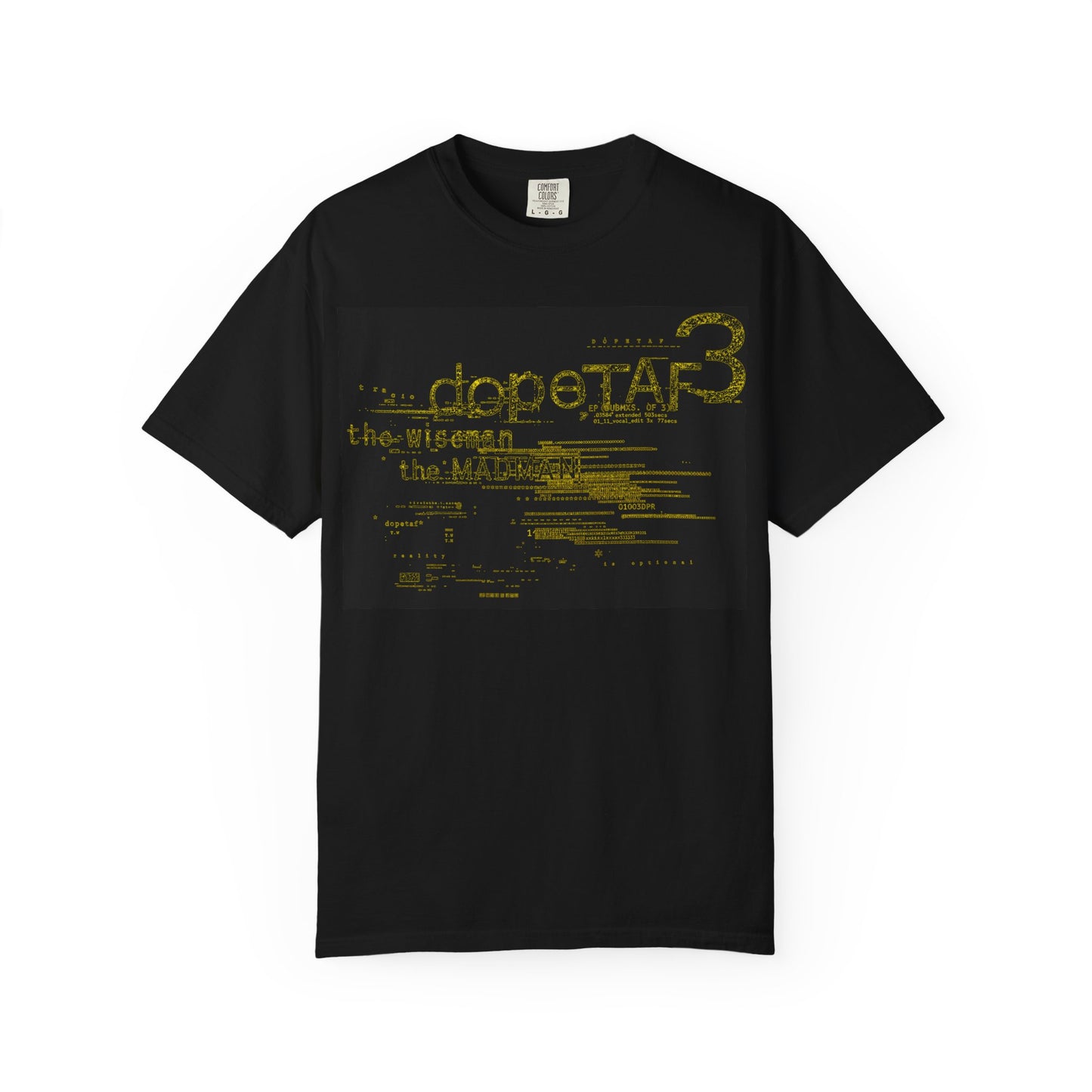 Dope Tap 3 Glitch Graphic T-Shirt — Retro Tech Music Tee